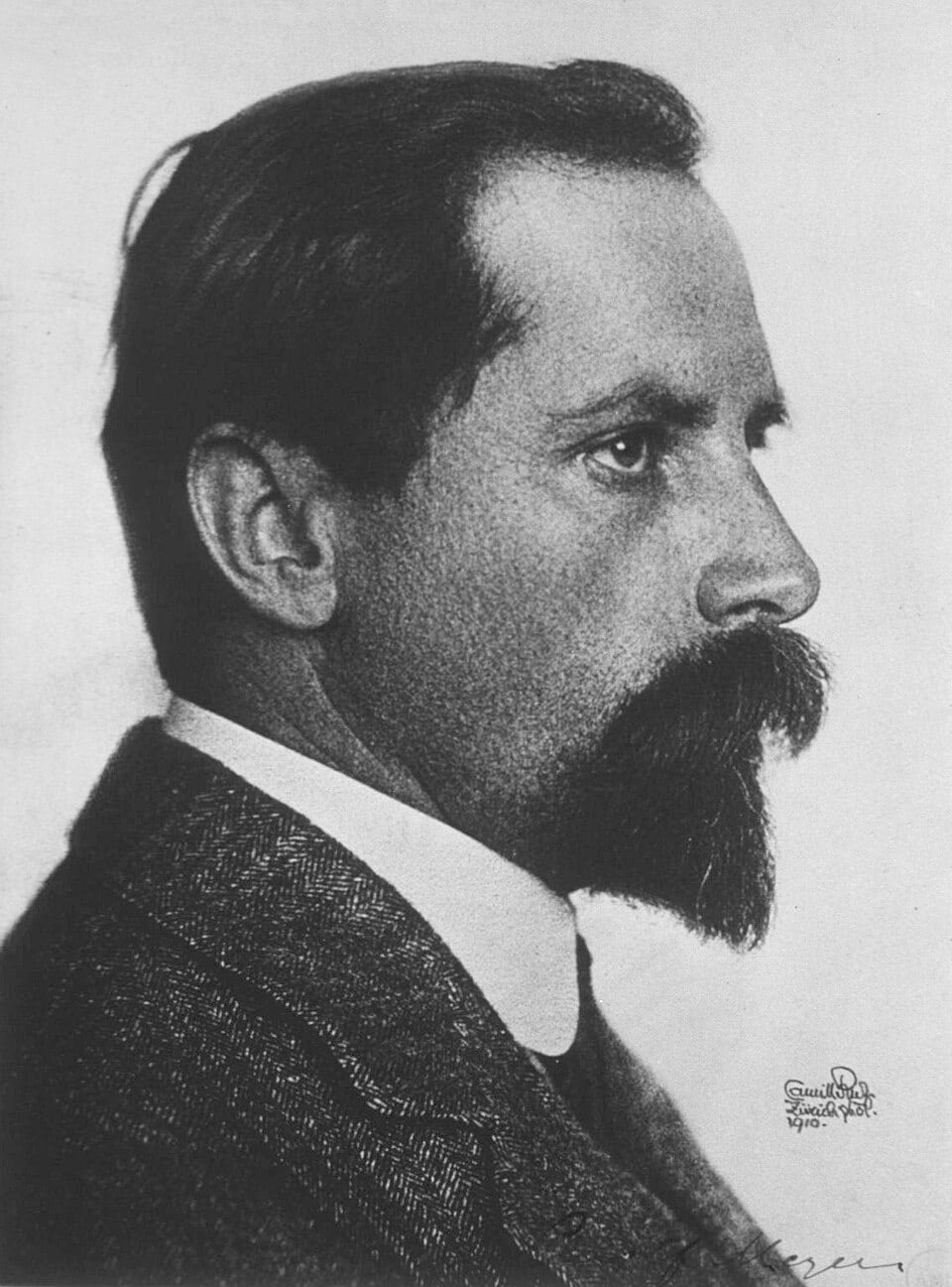 Portraitfoto des Psychiaters Adolf Meyer aus dem Jahr 1910 (Quelle: Wikipedia)