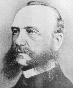 Portratifoto Wilhelm Griesinger (1868), deutscher Internist sowie Psychiater und Neurologe und gilt als einer der Begründer der modernen, naturwissenschaftlich orientierten Psychiatrie. (Bildquelle: Wikipedia)